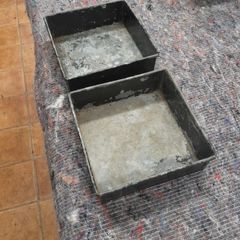 antique metal tray