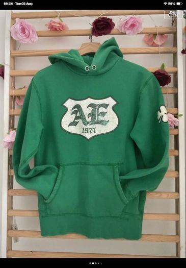 hoodie American eagle retro green shamrock special edition hoodie x small