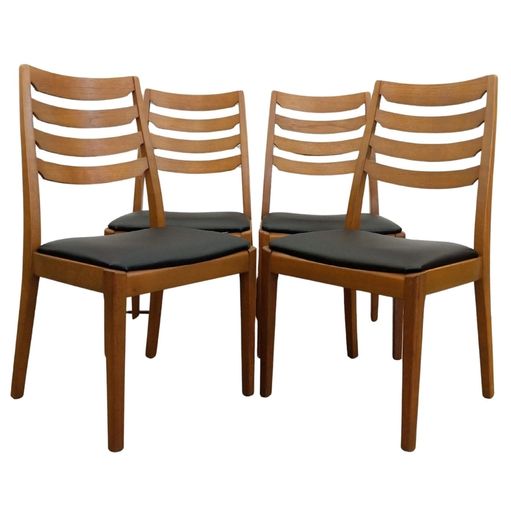 Mid-century teak dining chairs