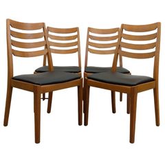 Mid-century teak dining chairs