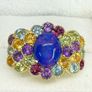 Silver Harry Ivens Vibrant Opal & Multi-Gemstone Statement Ring Image 7