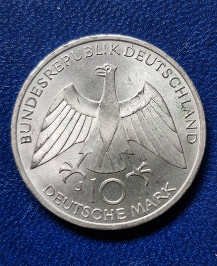 1972 Silver Germany 10 Deutsche Mark Olympic Games in Munich