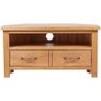 TV Cabinet with Drawer 88 x 42 x 46 cm Solid Oak Wood Image 4