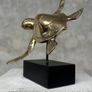 Turtle - Polished Bronze, Metal Stand Image 2