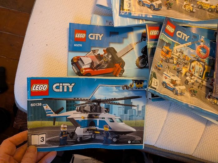 Lego and instruction manuals