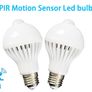 7W  LED Motion sensor lamp E27 Universal Safety Night Light AC 110V 220V Saving Energy LED Bulbs PIR Decor Ampoule Image 2