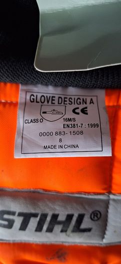 Stihl chainsaw gloves