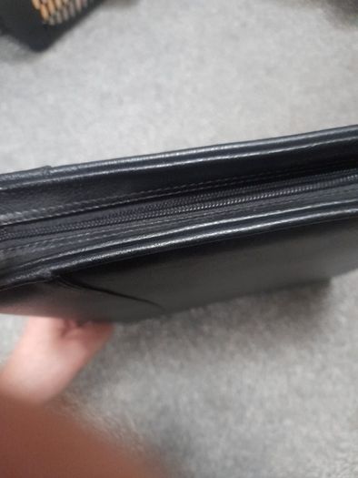 leather business folder