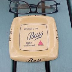 Bass ceramic ashtray