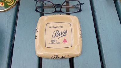 Bass ceramic ashtray