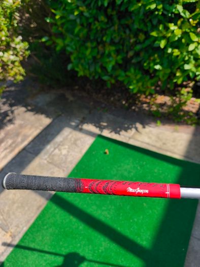 Set of golf clubs