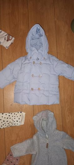 baby clothes, play mat & rattle