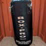 boxing Punch bag and punchbag hanger. Enthusiastically bought by my husband for our, then, 5 yo son. NEVER been punched! recently while playing with friends my son removed the cover. Image 4