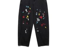 Mutimer mens paint splatter jeans