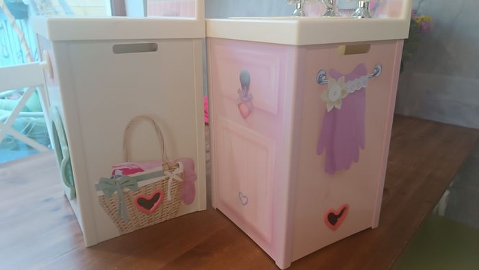 small toy washing machine and sink