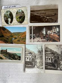 Isle of Man Vintage Postcards. 1 euro each. Discount for multiple purchases