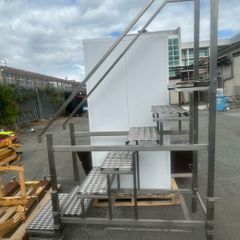 Stainless steel stairs
