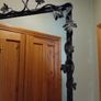 Freestanding,unusual ornate large over 2mtr mirror on frame Image 2