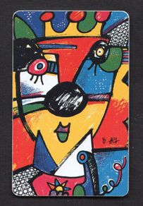 1997 Germany 12DM Otmar Alt Tierkreiszeichen (Zodiac Sign Leo) (Siemens - S5 (Module 33)) Call card