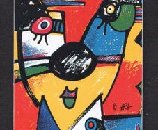 1997 Germany 12DM Otmar Alt Tierkreiszeichen (Zodiac Sign Leo) (Siemens - S5 (Module 33)) Call card