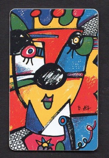 1997 Germany 12DM Otmar Alt Tierkreiszeichen (Zodiac Sign Leo) (Siemens - S5 (Module 33)) Call card