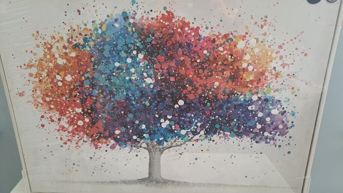 Framed painting