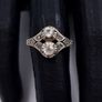 18ct gold and diamond ring Image 3