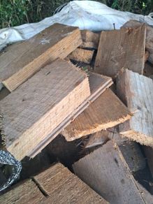8 full bags of timber