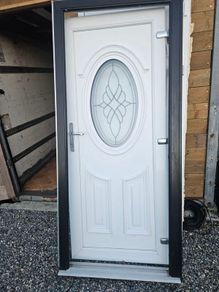 pvc double glazed door