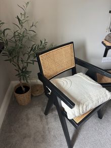 Rattan Chair & matching bench