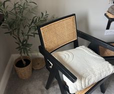 Rattan Chair & matching bench