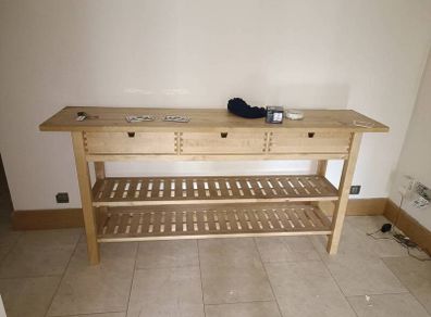 Wooden Console Table