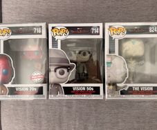 Funko Pop collectibles (Star Wars / Marvel)