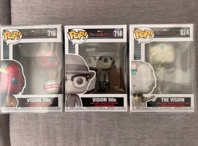 Funko Pop collectibles (Star Wars / Marvel)