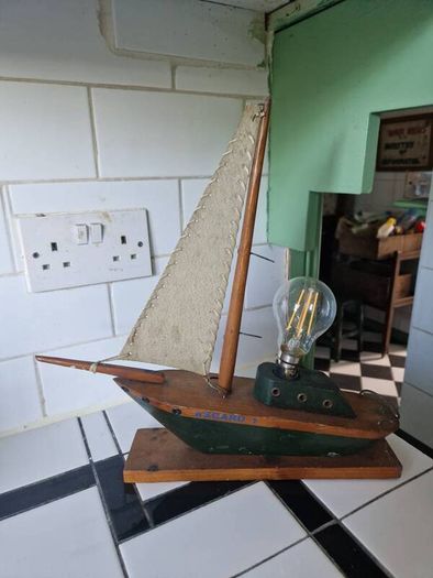 Asgard 1 Irish Mid Century period Vintage lamp model of  Asgard 1 wooden lamp