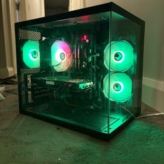Nvidia Gaming Pc | Gtx 770 | Rgb Fish Tank Case | 16gb Ram | Ssd
