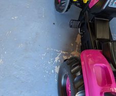 Pink Tractor/Loader and Trailer