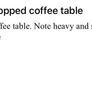 coffee table Image 4