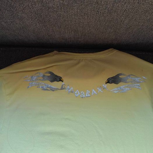 Men's Yellow T-shirt, XXL