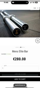 High End Branded 20kg Olympic Barbells, Priced Separately, See Prices Below!!!