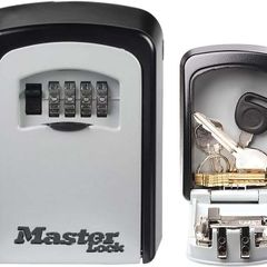Master Lock Key Safe, 5401EURD, Wall Mounted, Medium, Strong Outdoor Weather Resistant Construction - Mounting Hardware Included
