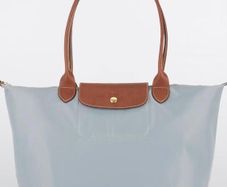 Longchamp le Pliage tote bag/ large / grey / new