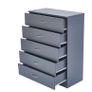 BRAND NEW 5 Drawers Shoe Cabinet Cupboard Shoe Storage Organizer Pull Down Wooden Furniture Unit Image 3