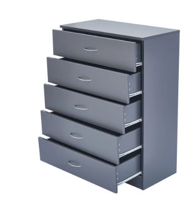 BRAND NEW 5 Drawers Shoe Cabinet Cupboard Shoe Storage Organizer Pull Down Wooden Furniture Unit
