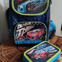 Hot Wheels backpack & pencil case