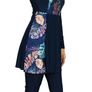 Brand New Musuly full-body burkini with floral design and skirt Image 4