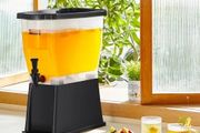Beverage Dispenser, 3 Gallon Drink Dispenser for Parties, Plastic Juice Dispenser with Stand Spigot Lid, Iced Tea Lemonade Juice Water Dispenser