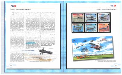 2003 Jersey (Channel Islands) Stamp Year Book (softback) issued by Jersey Post with 16 images of contents