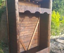 firewood storage unit