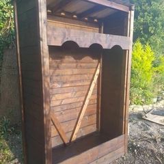 firewood storage unit